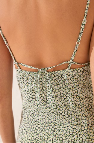 WOMEN'SECRET Floral mini short dress from viscose Multi 6