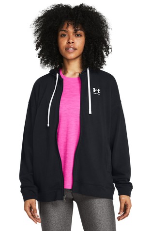 Rival Terry Oversized Full-Zip Hoodie