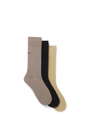 Paket 3 parov nogavic z logo detajli