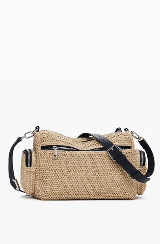 DESIGUAL S raffia bag Beige 2