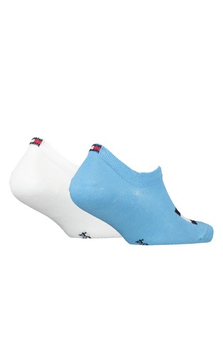 TOMMY HILFIGER Paket 2 parov stopalk z zastavo Večbarvna - Multi 2