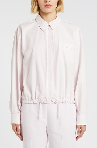 Monochrome cotton overshirt