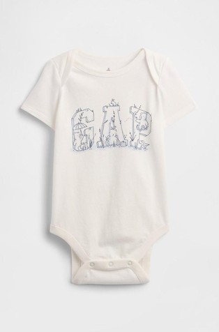 Gap logo bodi s kratkimi rokavi za dojenčke
