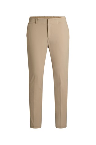 Slim-fit trousers in stretch softshell fabric
