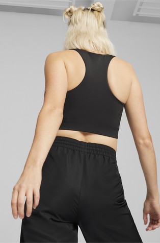 PUMA T7 Crop Top Black 2