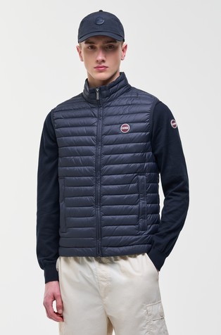 Vodoodbojen prešit brezrokavnik polnjen s puhom