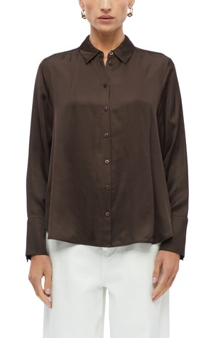 Slightly satin blouse