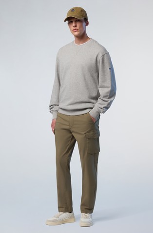NORTH SAILS Stretch cotton poplin cargo pants Green 4