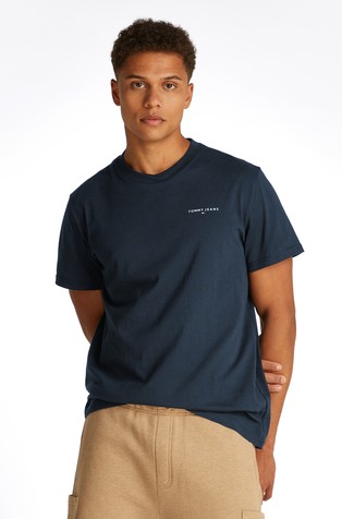 Slim fit logo majica s kratkimi rokavi
