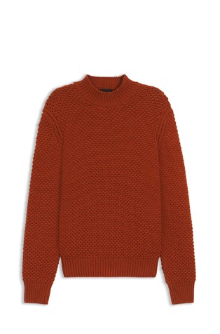 Strukturirano pleten volnen pulover