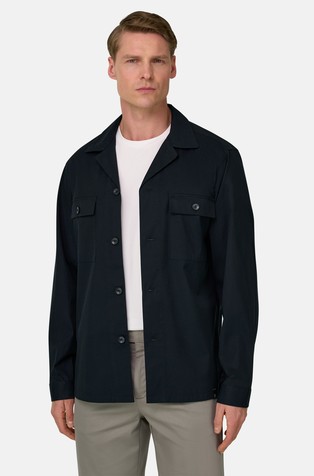 Srajčna jakna iz bombaža in tencela