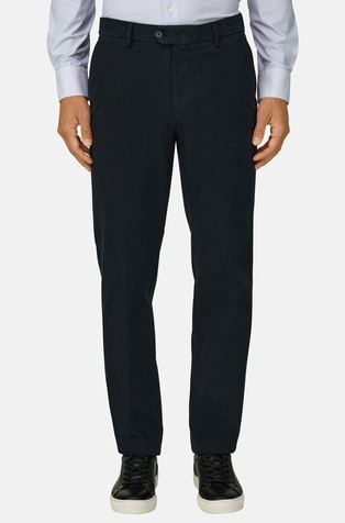 Trousers in Stretch Cotton Tencel