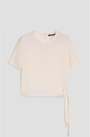 T-shirt with side tie