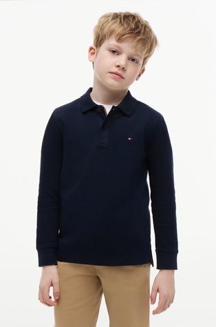 Regular Fit Long Sleeved Polo Shirt