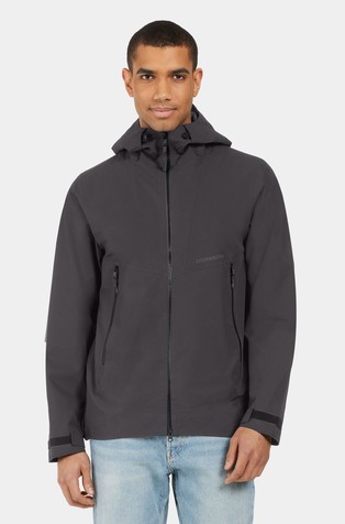 Basil waterproof jacket with hood