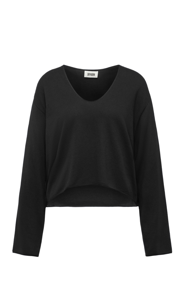 DRYKORN Oversized jumper in cotton-cashmere Black 
