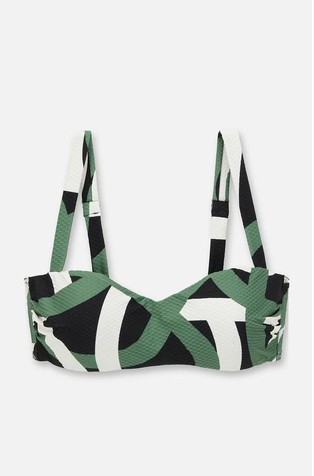 Beach Curves Bandeau Bikini Top