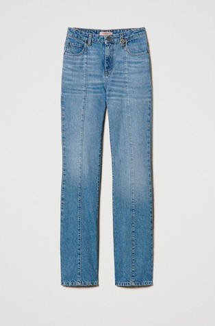 Five-pocket flared jeans