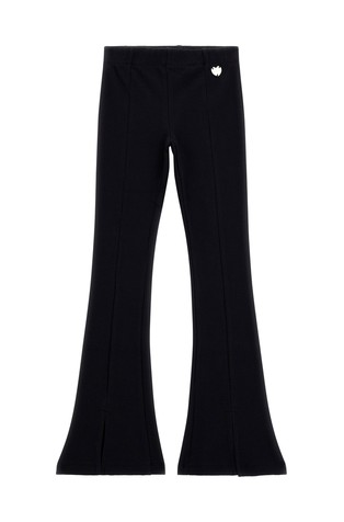 Flare fit ribbed leggings