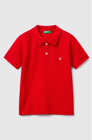 Bombažna polo majica s kratkimi rokavi