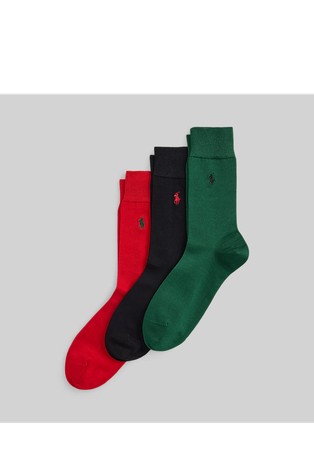Cotton-Blend Dress Sock 3-Pack