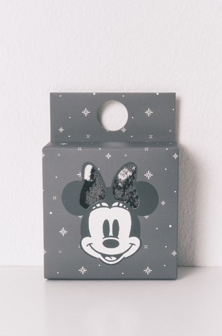 Long fur socks with Minnie mouse