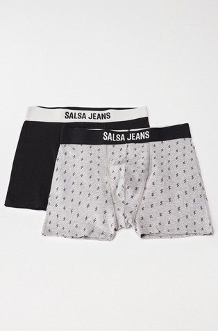 2-pack of boxers in stretch cotton