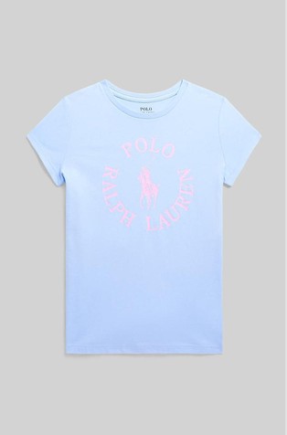 Big Pony logo majica iz bombažnega jerseya