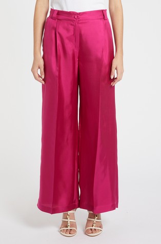 Svilene hlače z gubami