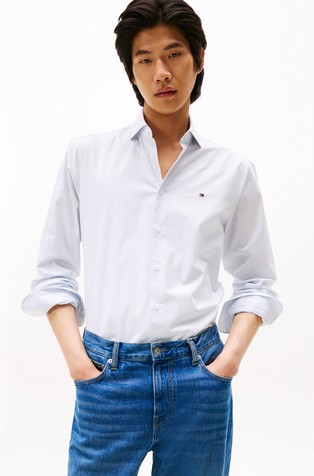 Stretch-cotton Striped Shirt