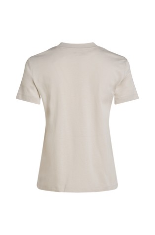 CALVIN KLEIN Glossy Monogram Regular Tee Gray 6