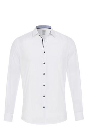 Extra slim fit City srajca z dolgimi rokavi