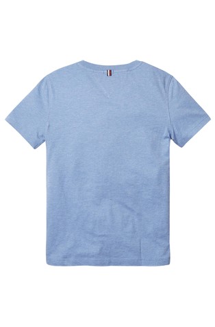 TOMMY HILFIGER Essential majica s kratkimi rokavi Modra - Light Blue 2