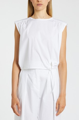 Cotton poplin blouse