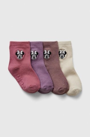 babyGap | Disney Minnie Mouse Crew Socks (4-Pack)
