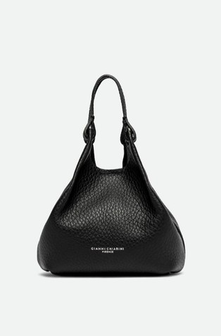 Dua laminated leather mini bag