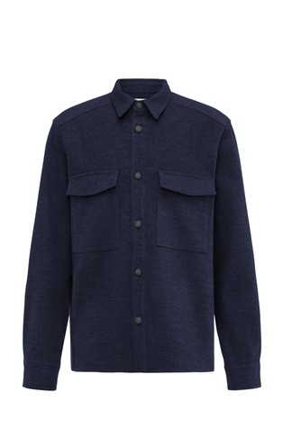Relaxed fit overshirt in flannel