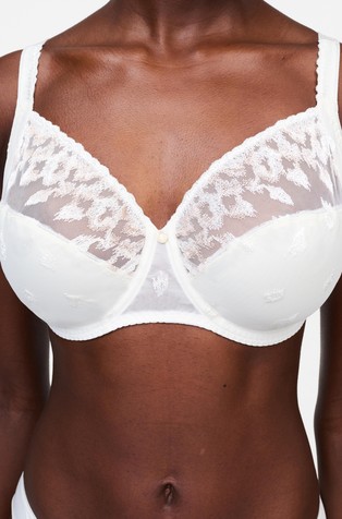 CHANTELLE Bold Curve Full Coverage Partly Lined Bra White 3