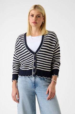 Striped cardigan