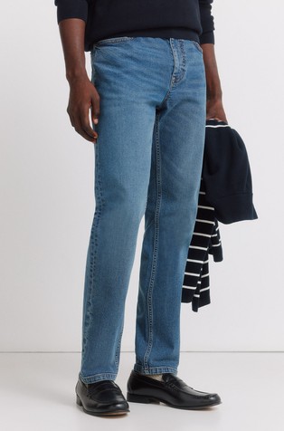 Jeans medium dark wash skinny fit