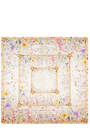 Karree Daisy Silk Scarf