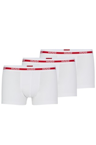 Paket 3 bombažnih boksaric z logo pasom