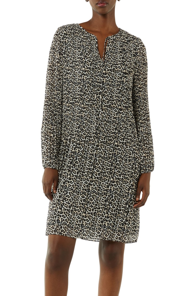 COMMA Leopard patterned short dress Multi 