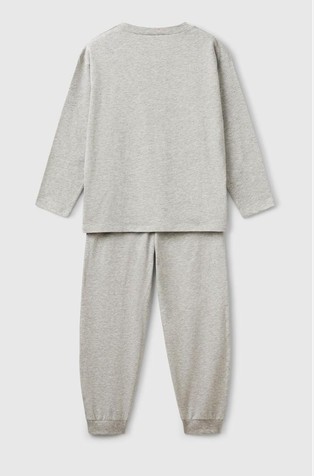 BENETTON Logo pyjamas in pure cotton Gray 2