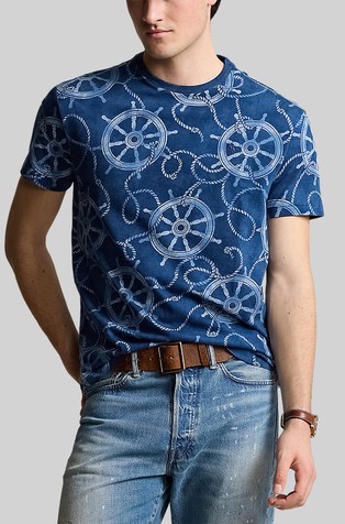 Classic Fit Nautical Jersey T-shirt