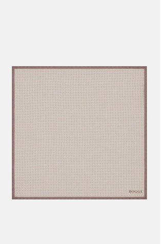 Micro Patterned Silk Pocket Square
