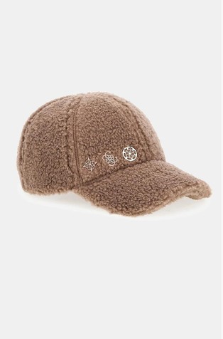 Kapa s šiltom iz kosmatene tkanine
