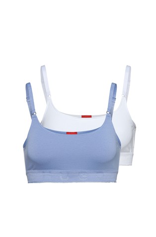 Paket 2 logo bralette modrčkov