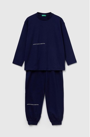 Bombažna pižama z dolgimi rokavi