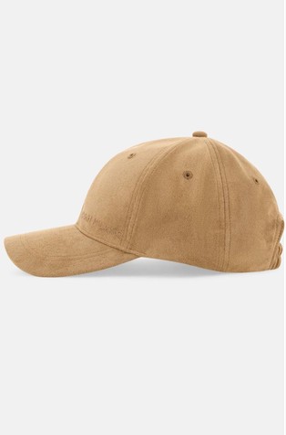 Peaked Cap in Suede-Look Fabric